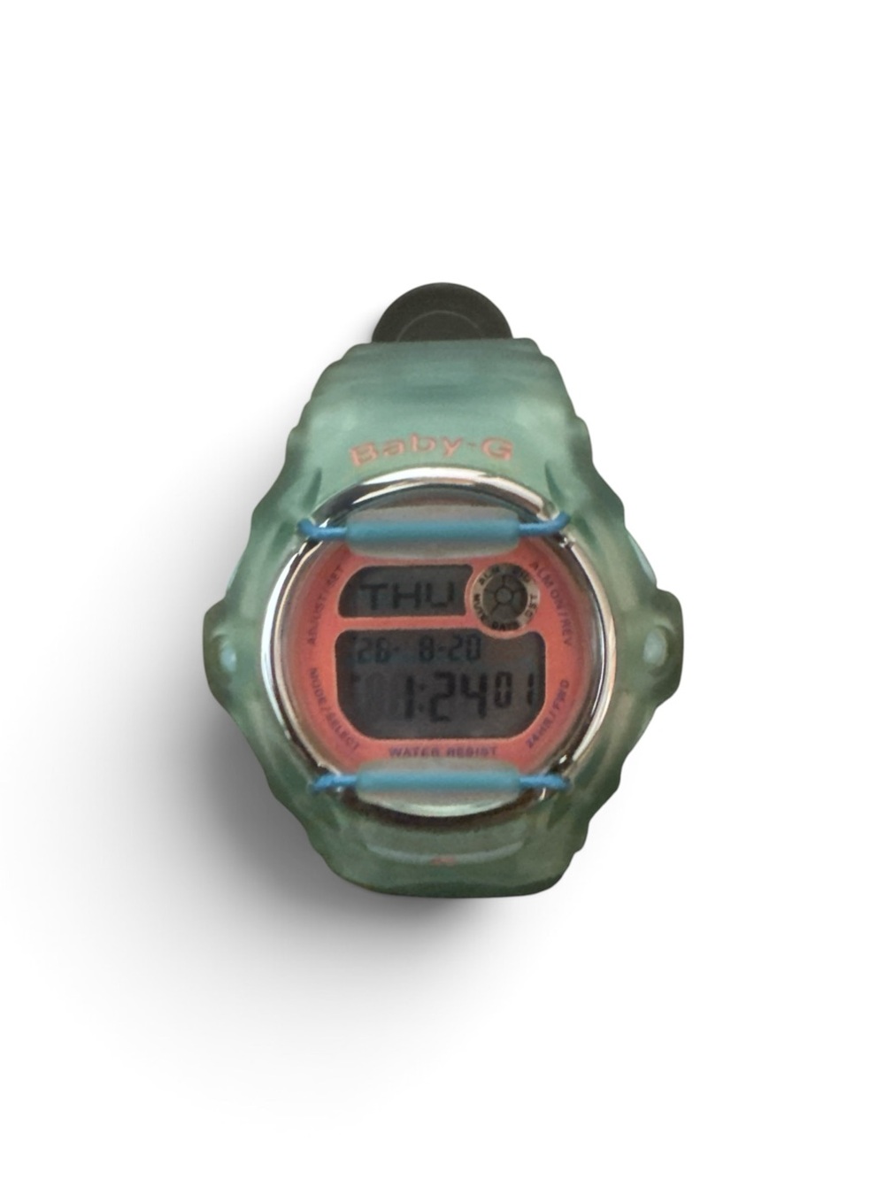 Casio Baby-G 3252 Teal Digital Sport Watch - Women's G-Shock Transparent & Runs